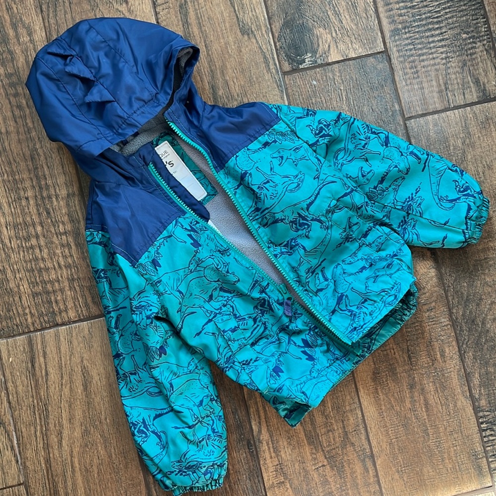 Zip up dinosaur jacket